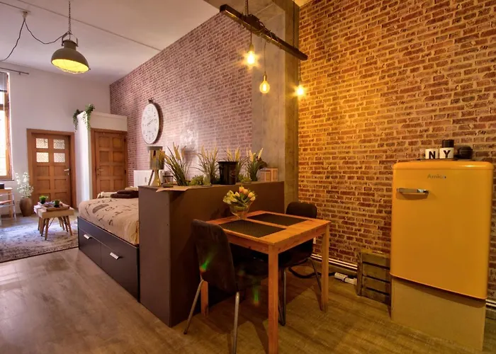 Apartmán New York Loft - Fully Equipped And Available Long-term - Perfect Location In City Center Namur